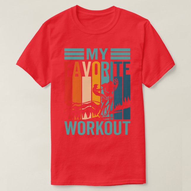 Camiseta Mi motor de entrenamiento favorito movido por niev (Diseño del anverso)