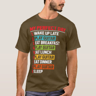 Camiseta Mi música idealista de guitarra perfecta para el d