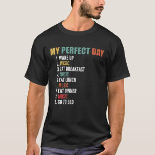Camiseta Mi música perfecta para el día