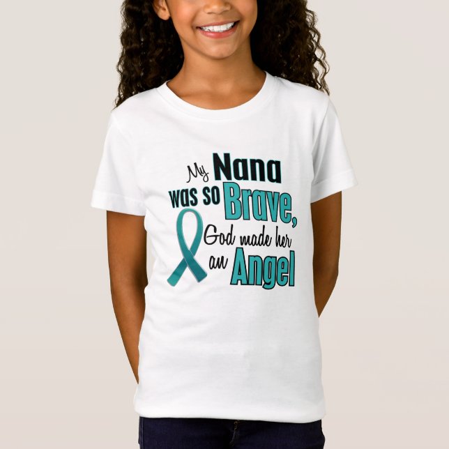 Camiseta Mi Nana era tan valiente que Dios la hizo una cami (Anverso)