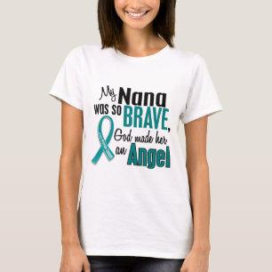 Camiseta Mi Nana es un cáncer ovárico del ángel 1