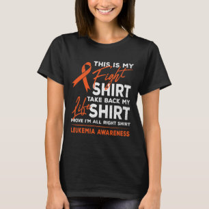 Camiseta ¿Mi Naranja de Concienciación sobre el Cáncer de L