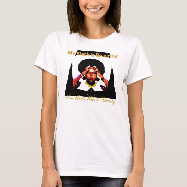 Camiseta Mi negro es hermoso (Anverso)