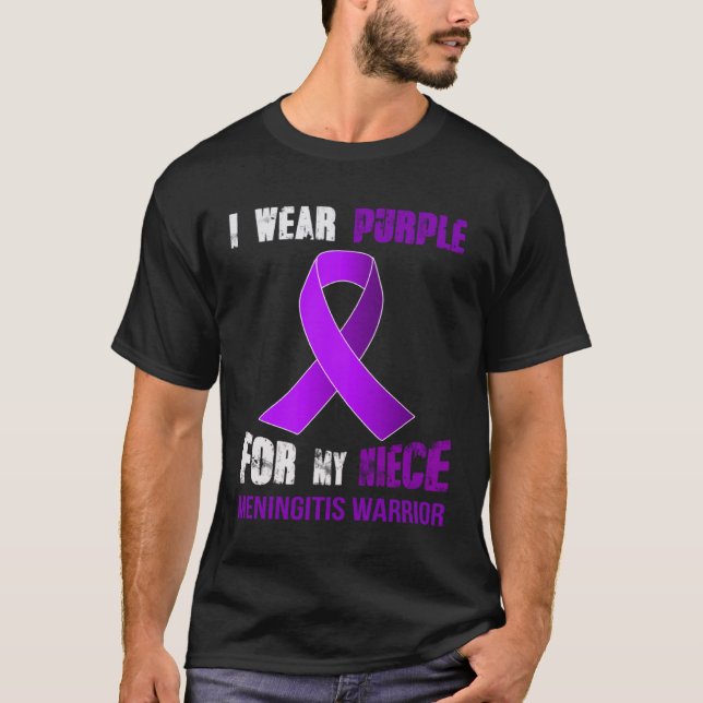 CAMISETA MI NIECE MI MENINGITIS WARRIOR (Anverso)