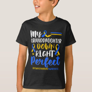 Camiseta Mi nieta absolutamente perfecta con síndrome de Do