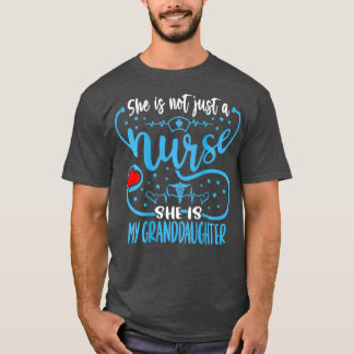 Camiseta Mi Nieta Es Una Enfermera Orgullosa Enfermera RN L