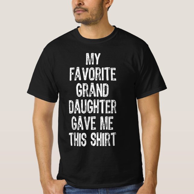 Camiseta mi nieta favorita me dio este navidad (Anverso)