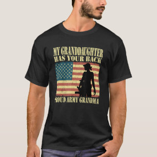 Camiseta Mi Nieta Tiene La Espalda - Orgullosa Abuela Del E
