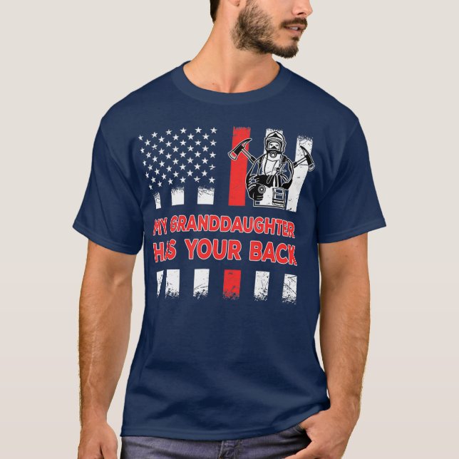 Camiseta Mi Nieta Tiene Su Hogar Orgulloso. (Anverso)
