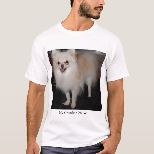 Camiseta Mi nieto de Pomeranian (Anverso)
