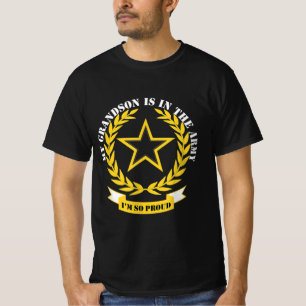 Camiseta Mi nieto está en el ejército