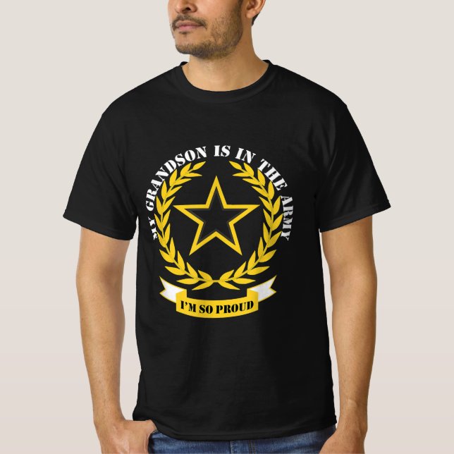Camiseta Mi nieto está en el ejército (Anverso)