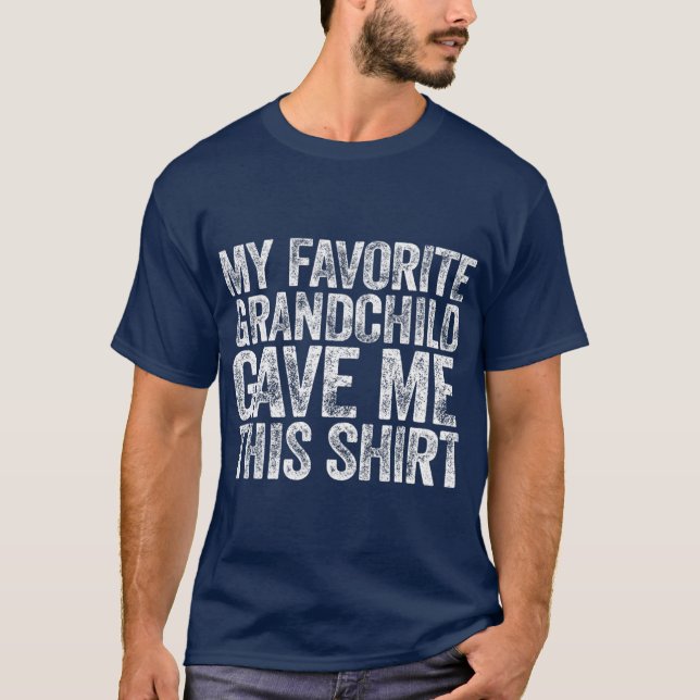 Camiseta Mi nieto favorito me dio su (Anverso)