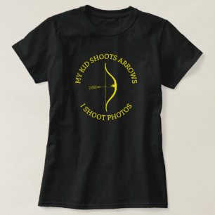 Camiseta Mi Niño Dispara Las Flechas   Archery Mom