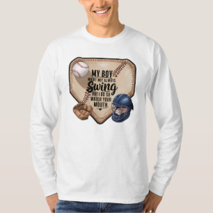 Camiseta Mi Niño Puede Que No Siempre Se Estanque, Pero Lo