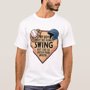 Camiseta Mi Niño Puede Que No Siempre Se Estanque, Pero Lo 