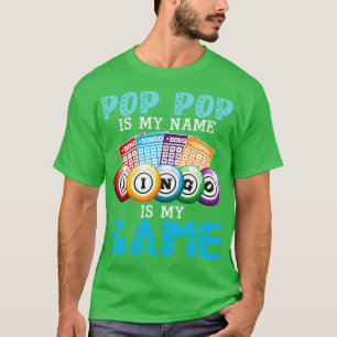 Camiseta Mi Nombre Bingo Es Mi Juego Feliz Padre Día Paren