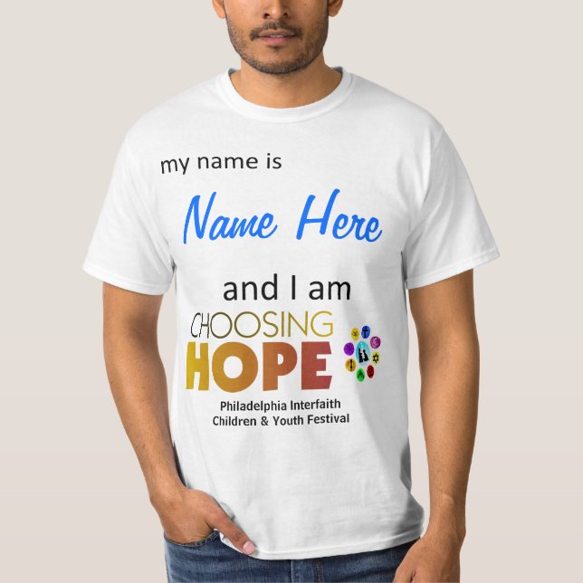 Camiseta Mi nombre es (Anverso)