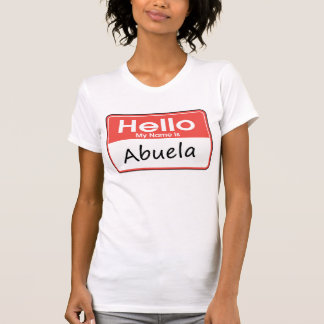 Camiseta Mi nombre es Abuela