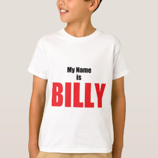 Camiseta Mi nombre es Billy
