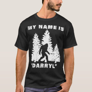 Camiseta Mi Nombre Es Darryl Bigfoot Fun Gift