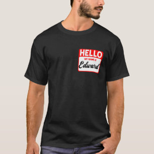 Camiseta Mi Nombre Es Edward Name Tag