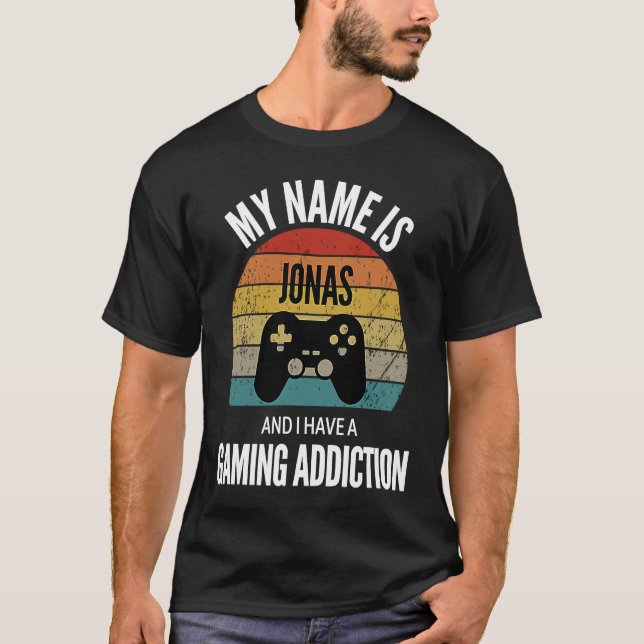 Camiseta Mi Nombre Es Jonas Y Tengo Una Adición A Los Juego (Anverso)
