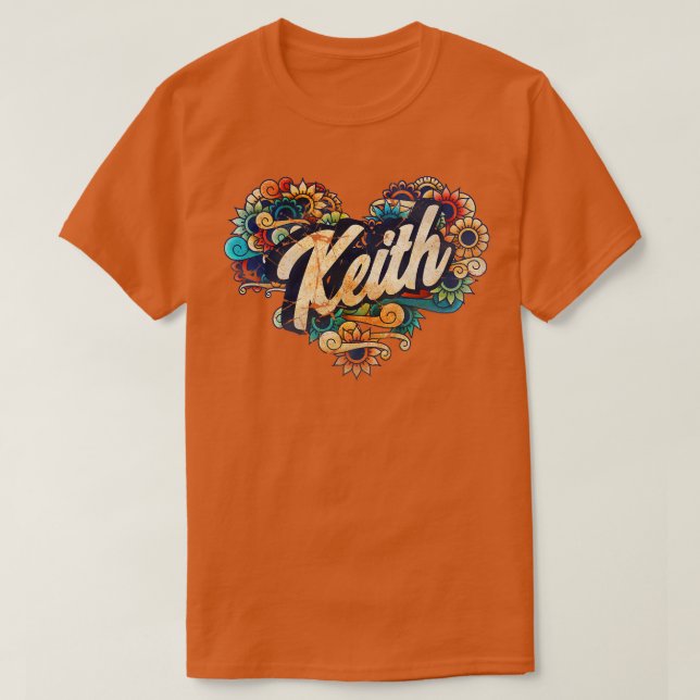 Camiseta Mi nombre es Keith (Diseño del anverso)