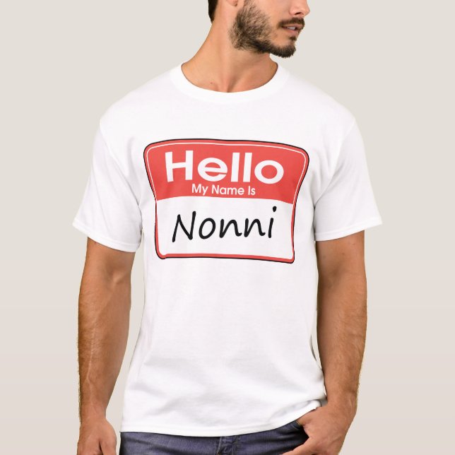 Camiseta Mi nombre es Nonni (Anverso)