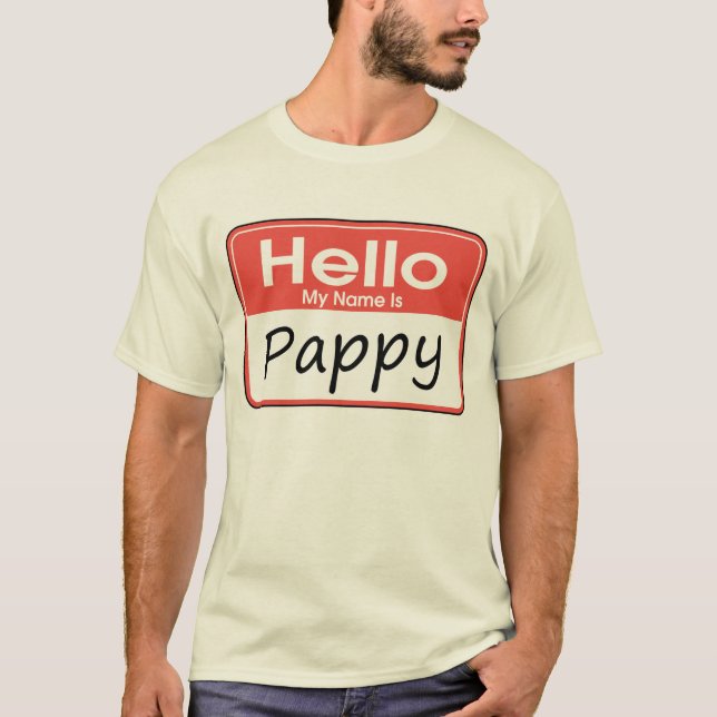 Camiseta Mi nombre es Pappy (Anverso)