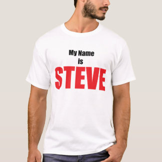 Camiseta Mi nombre es Steve