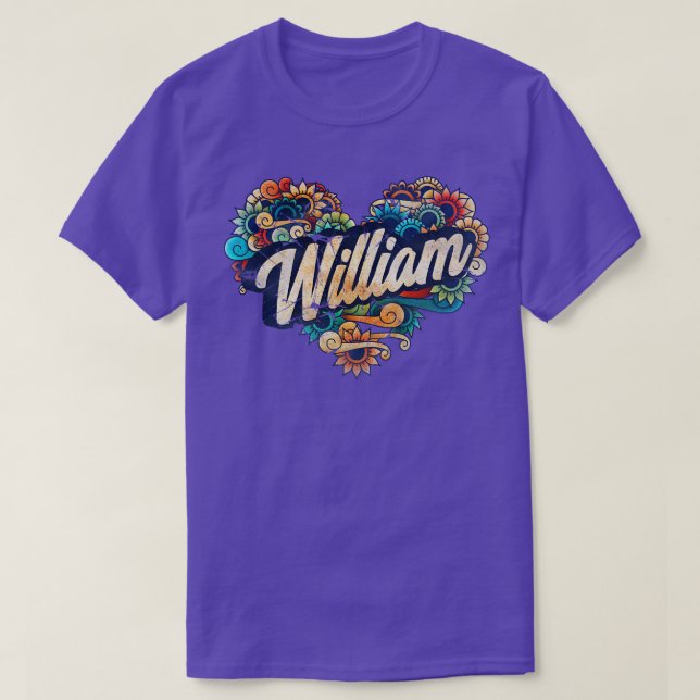 Camiseta Mi nombre es william (Diseño del anverso)