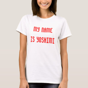 Camiseta Mi nombre es Yoshimi