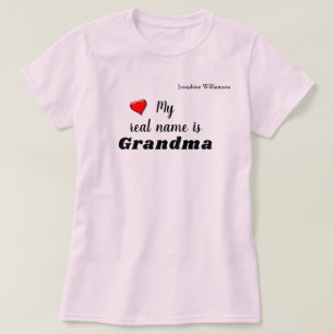 Camiseta Mi nombre real es abuela (o quizás otro)