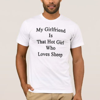 Camiseta Mi novia es ese chica caliente que ama ovejas