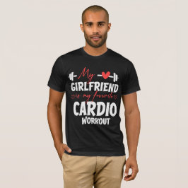 Camiseta Mi novia es mi entrenamiento cardiovascular favori