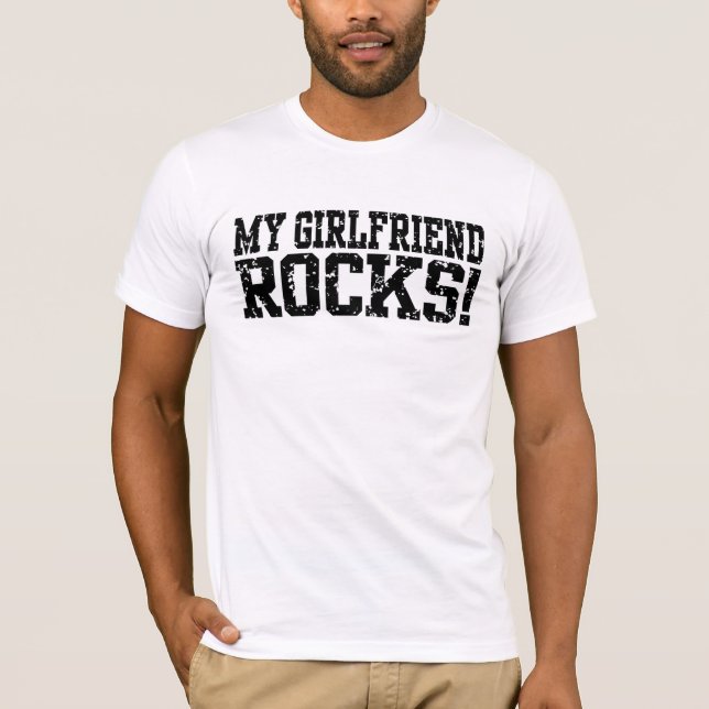 Camiseta Mi Novia Rocks (Anverso)