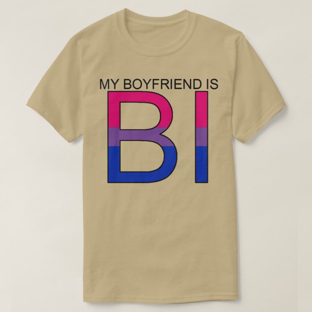 Camiseta mi novio es BI (Diseño del anverso)