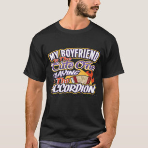 Camiseta Mi Novio Es El Cuto Que Juega El Acordeón