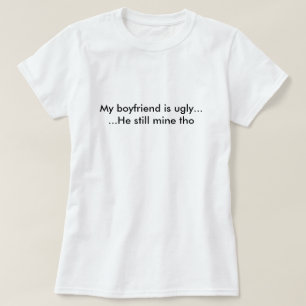 Camiseta Mi novio es feo