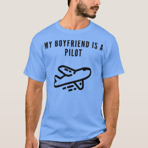 Camiseta mi novio es piloto 
