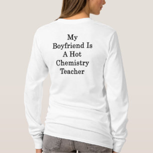 Camiseta Mi novio es profesor caliente de la química
