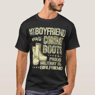Camiseta Mi Novio Usa Boots De Combate - Girona Militar