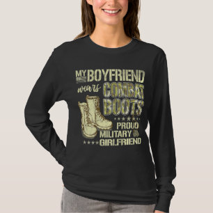Camiseta Mi Novio Usa Boots De Combate - Girona Militar