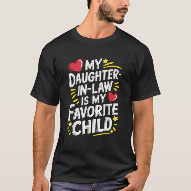 Camiseta mi nuera es mi hija favorita (Anverso)