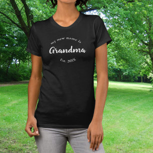 Camiseta Mi nuevo nombre es abuela Est