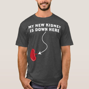 Camiseta Mi Nuevo Riñón Está Abajo