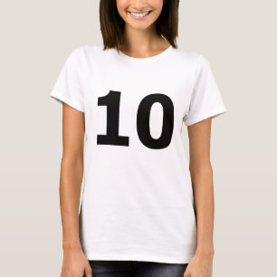 Camiseta ¡Mi número es 10!