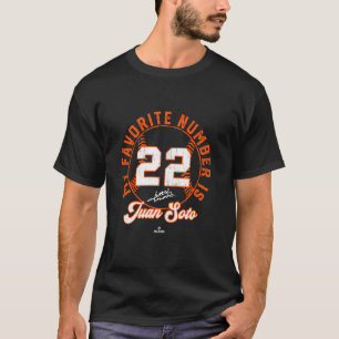 Camiseta Mi número favorito es 22 Juan Soto Nueva York Béis