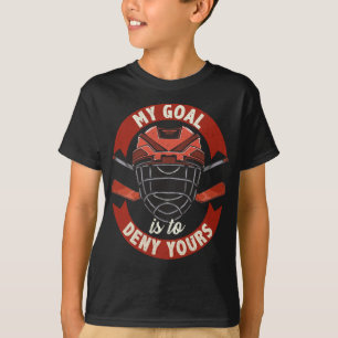 Camiseta Mi Objetivo Es Negarle A Tu Juerguista De Hockey S
